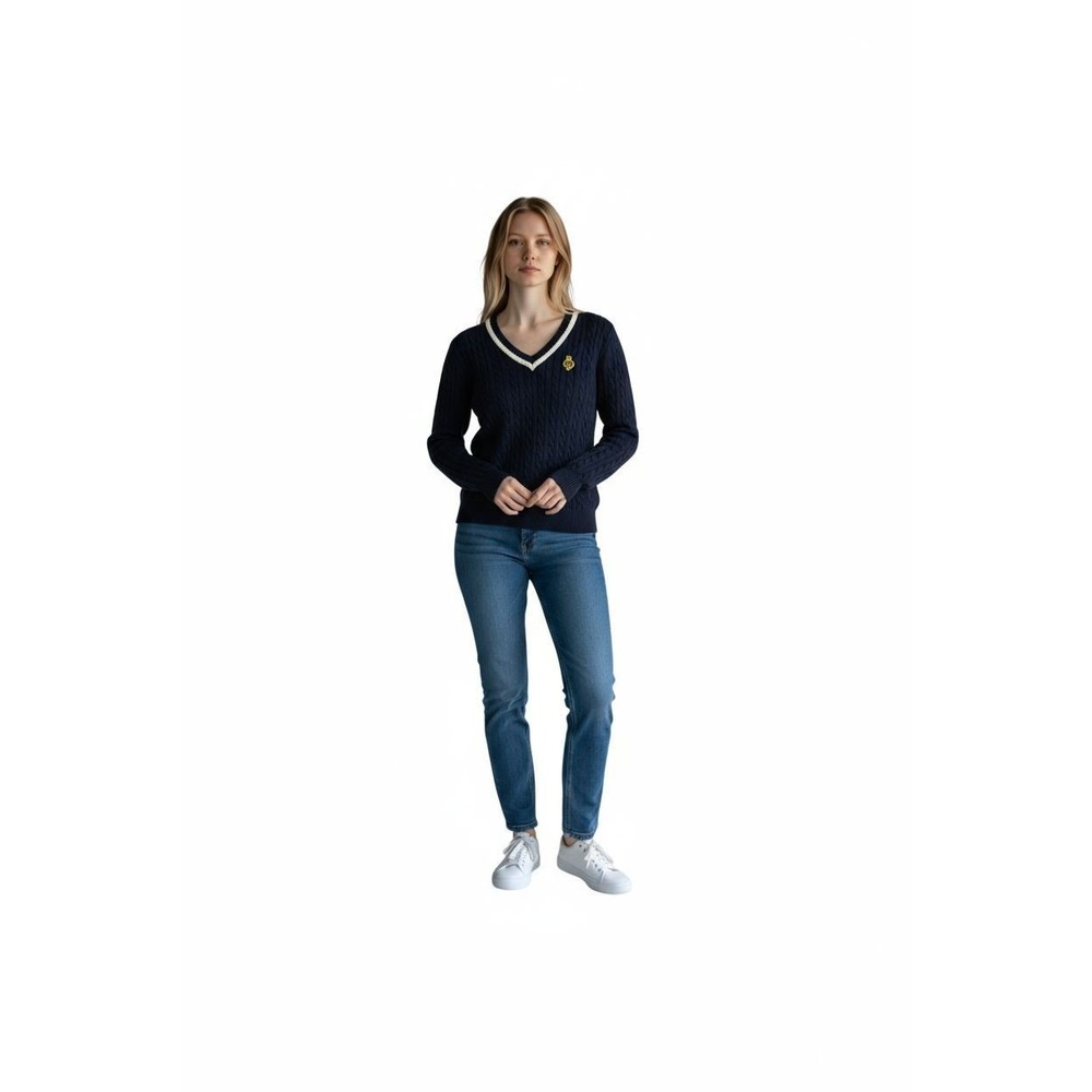 Lauren Ralph Lauren Sport Womens V-Neck Sweater.